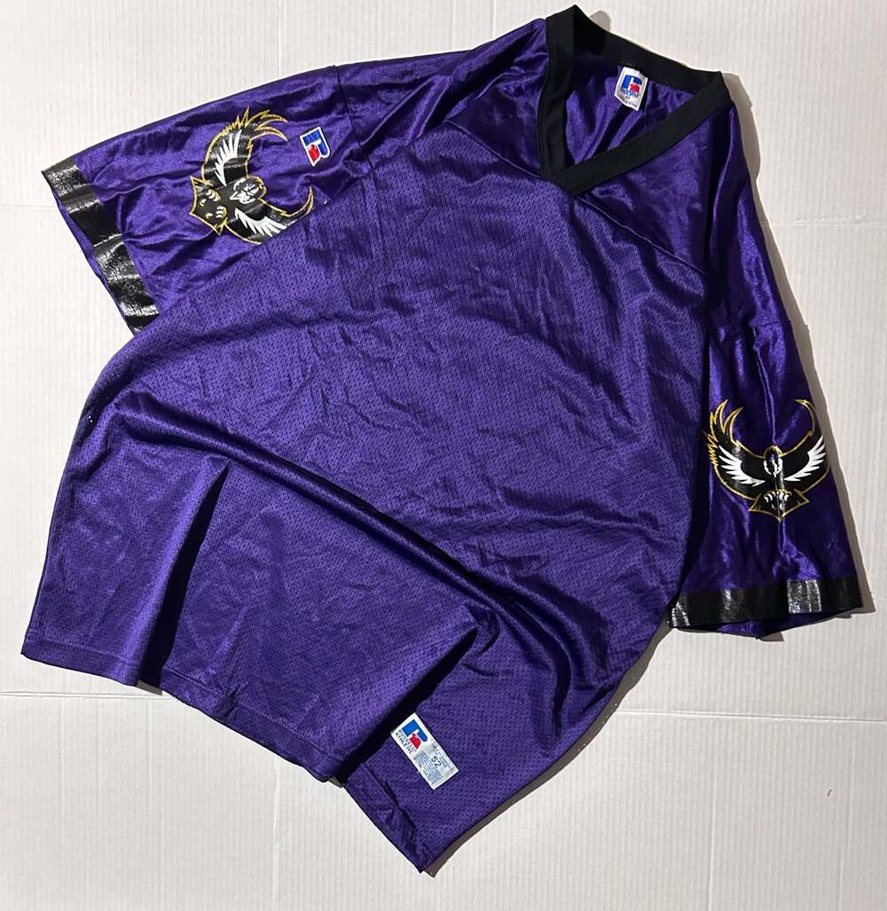 Vintage 90s Russell Athletic Baltimore Ravens Blank Pro Style Football Jersey